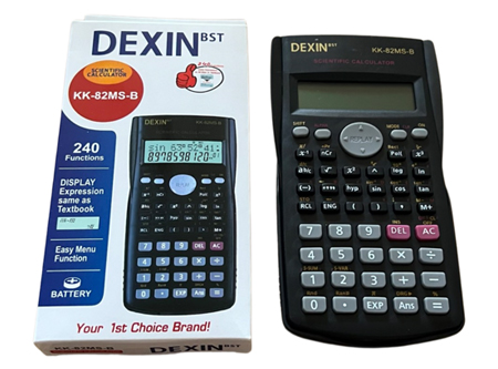  CALCULADORA CIENTIFICA 240 FUNC DEXIN KK-82MS-B 