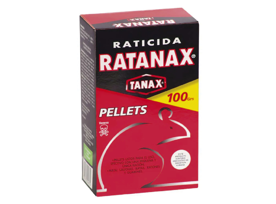  RATICIDA RATANAX 100 GR PELLET 