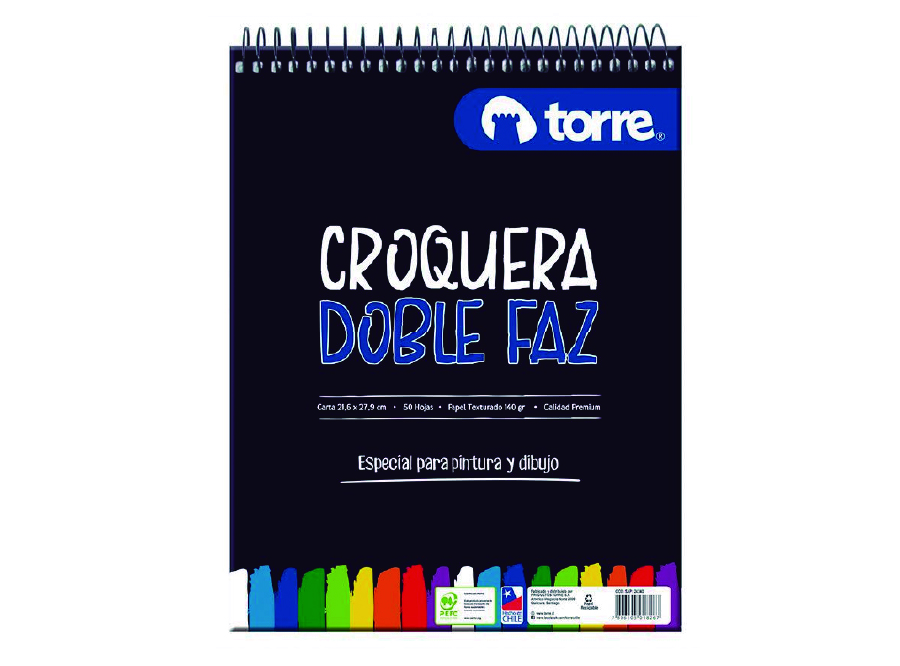 CROQUERA CARTA 50 HJ DOBLE FAZ TORRE 