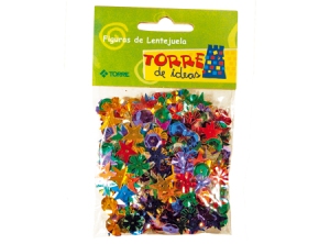  TORRE IDEAS FIGURAS DE LENTEJUELAS 25GR COL.SURTID 