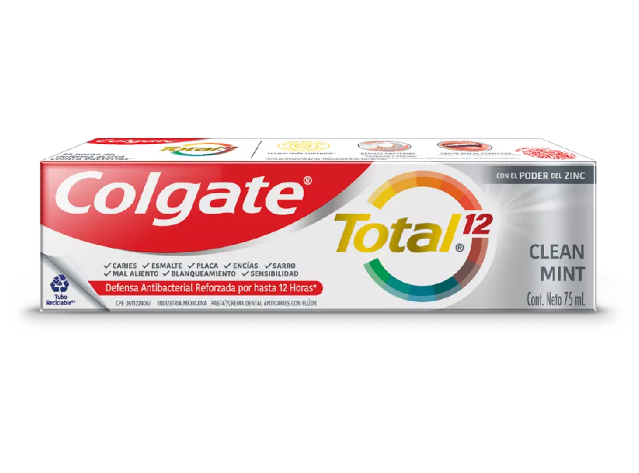  PASTA DENTAL  75 GR COLGATE TOTAL CLEAN MINT 