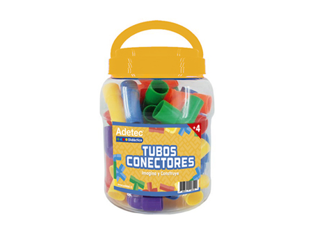  DIDACTICO ADETEC TUBOS CONECTORES EST. 40 PZAS 