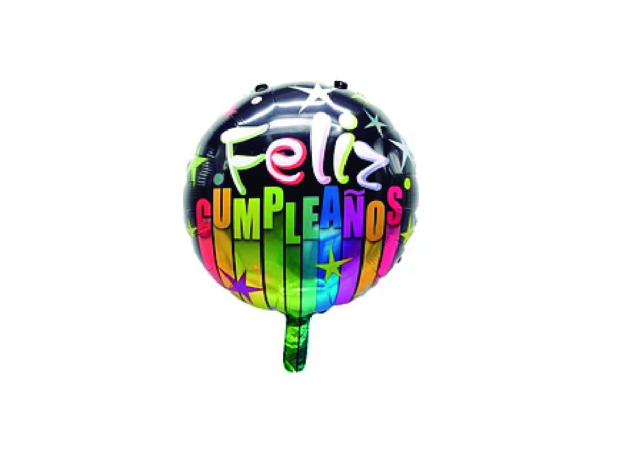  GLOBO PIATA FELIZ CUMPLEAOS COL.SURT 91CM GLAM 