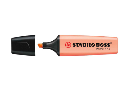  DESTACADOR PASTEL NARANJA STABILO BOSS 