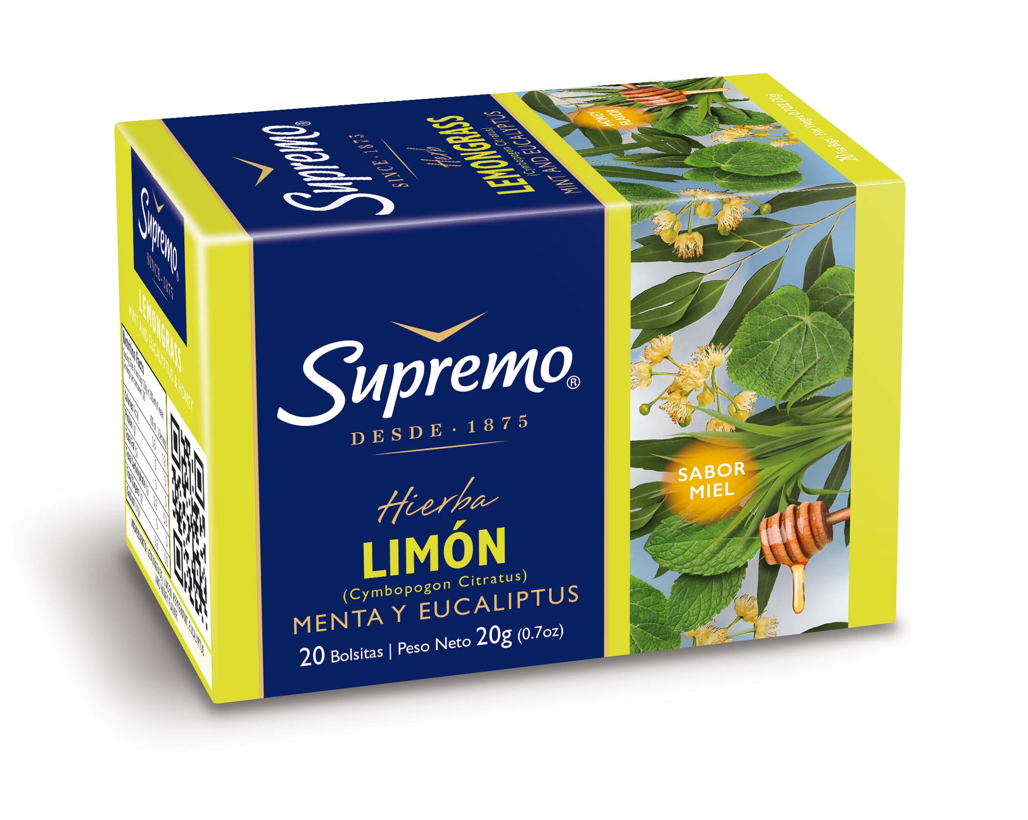  TE HIERBAS DP X 20 UN LIMON MENTA SUPREMO 