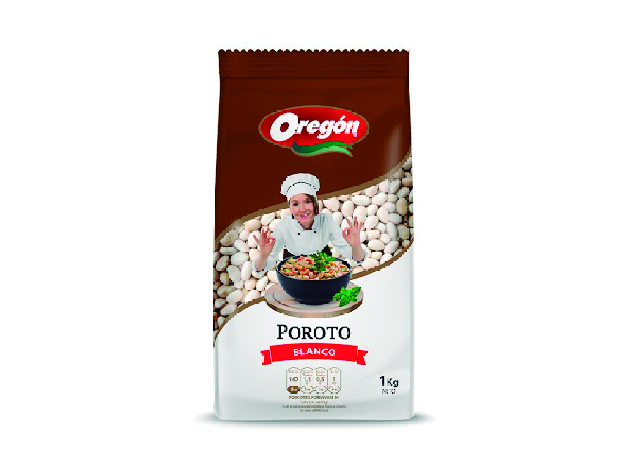  POROTO    1 KG. BLANCO  OREGON 