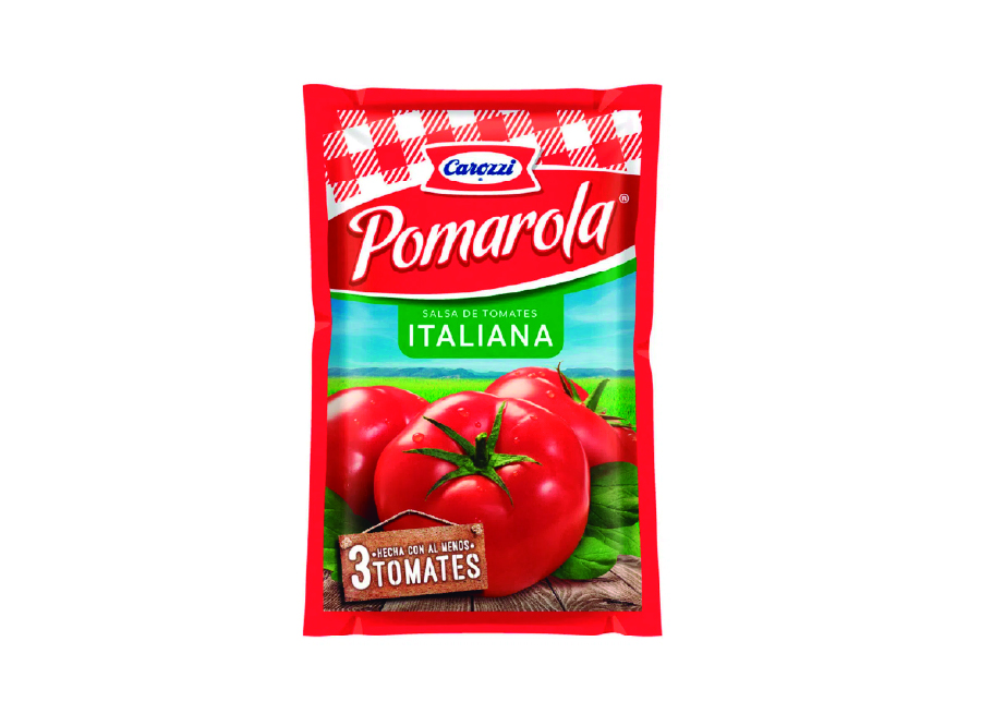  SALSA TOMATE 200 GR POMAROLA ITA.CAROZZI 