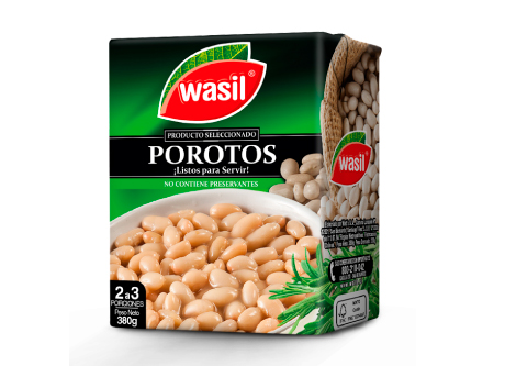  POROTO  380 GR. BLANCO  WASIL TETRA 