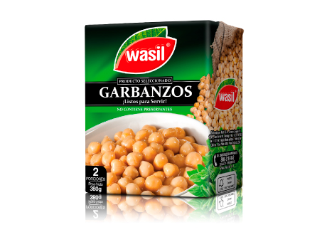  GARBANZOS 380 GR. WASIL TETRA 