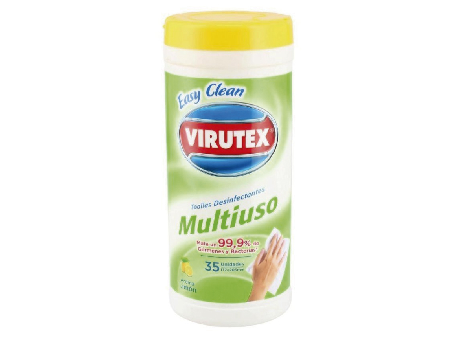  TOALLA DESINFEC. X  35 UN TARRO LIMON VIRUTEX 