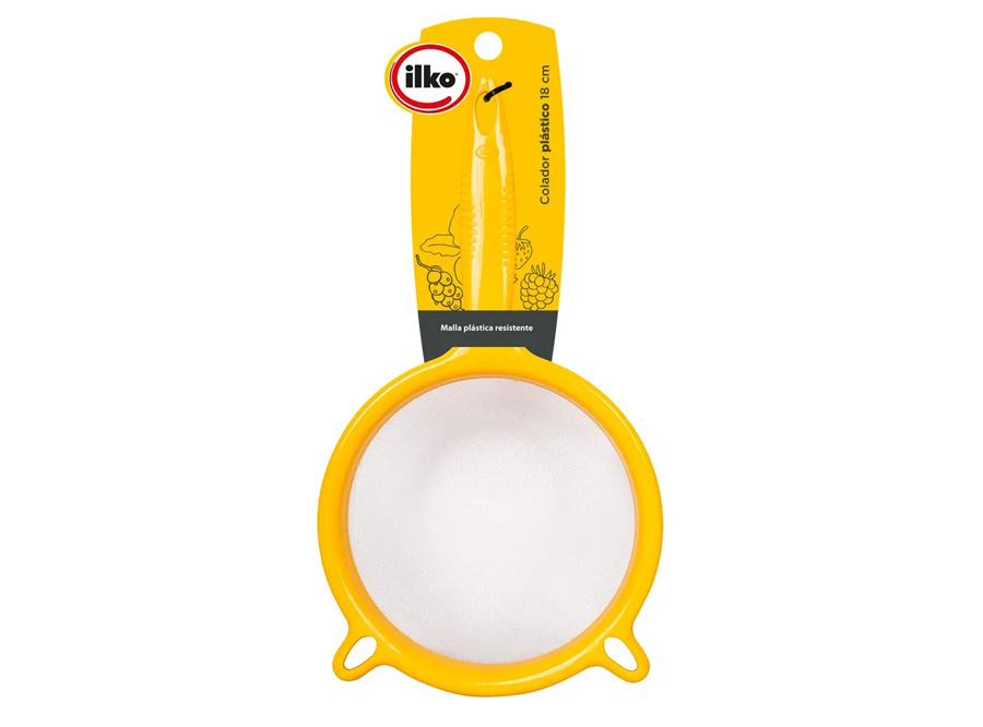  COLADOR PLASTICO 18 CM ILKO 