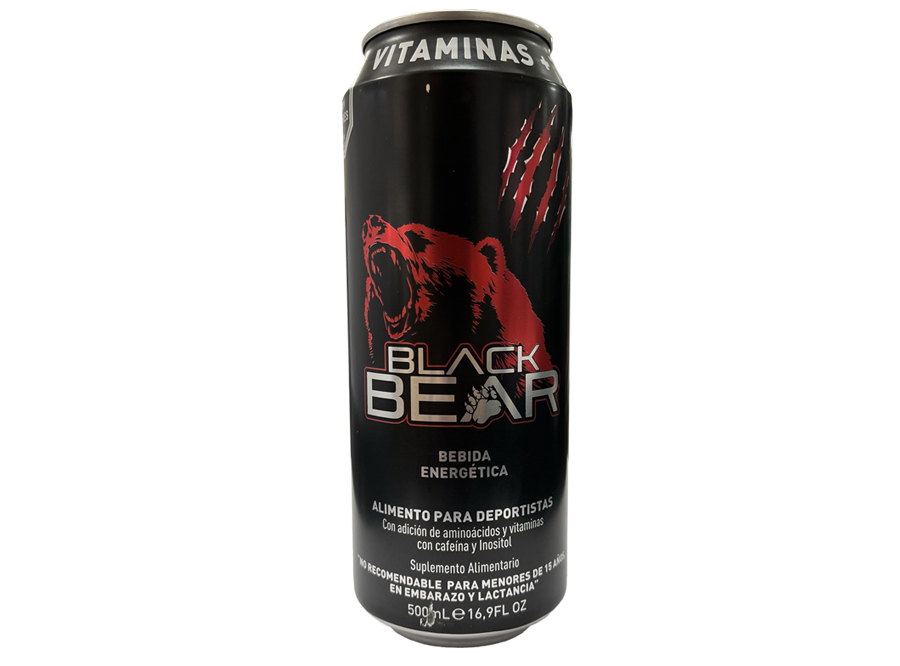  BEBIDA ENERGETICA 500 ML BLACK BEAR DP X 24 UN 