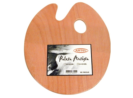  PALETA MADERA OVALADA 20 X 30 CM ARTEL 