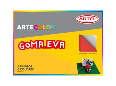  CARPETA ESC. GOMA EVA 6 HJ COL.SURTI ARTEL 