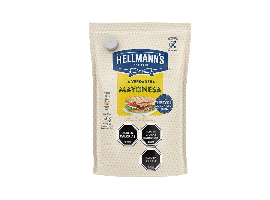  MAYONESA 670 GR DOYPACK HELLMANNS 