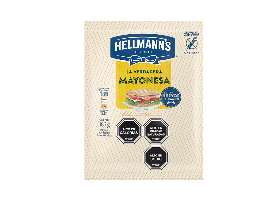  MAYONESA  93 GR SACHET X 24 UN HELLMANNS 