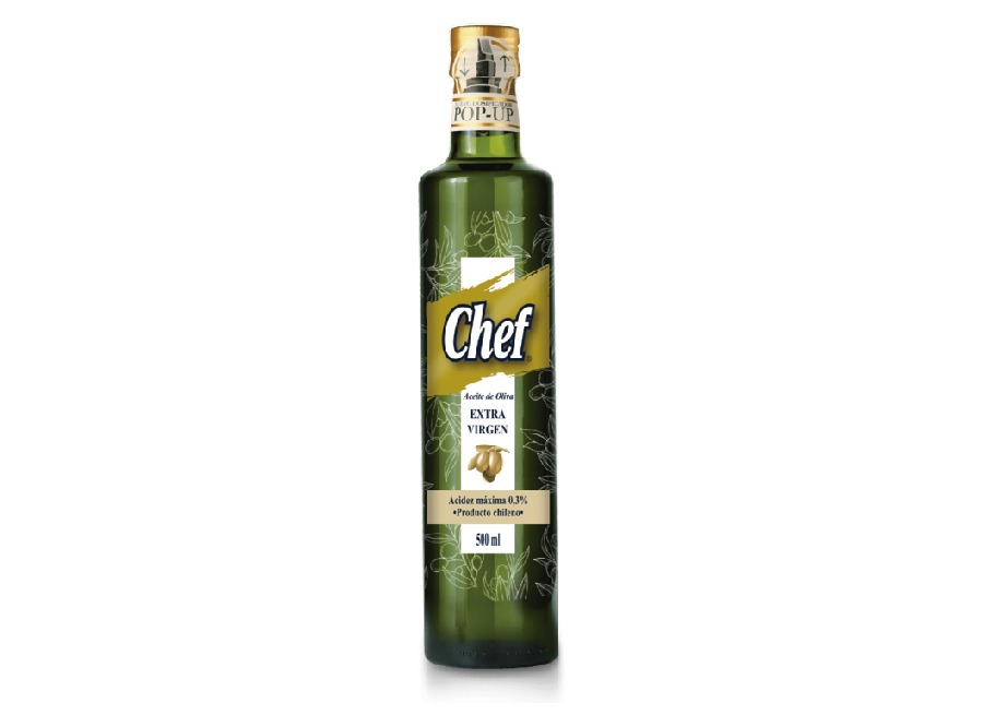  ACEITE OLIVA EXT.VIRGEN 500 CC CHEF 
