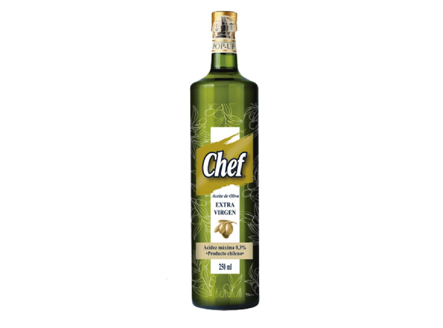  ACEITE OLIVA EXT.VIRGEN 250 CC CHEF 