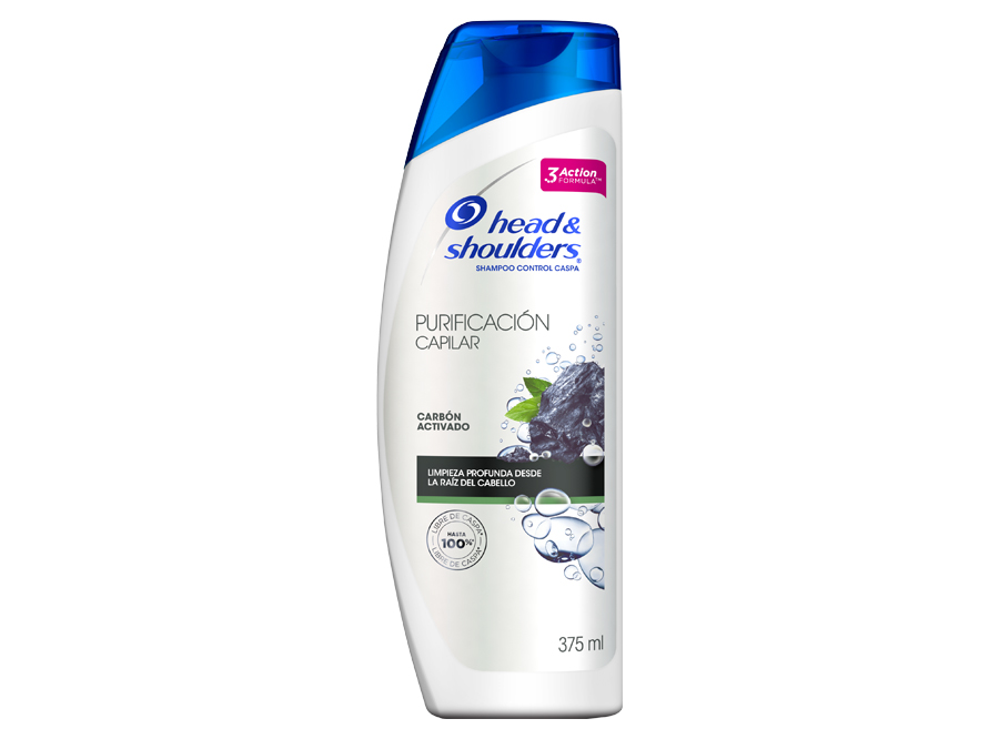  SHAMPOO  375 ML H&S CARBON ACTIVADO PURIFICACION 