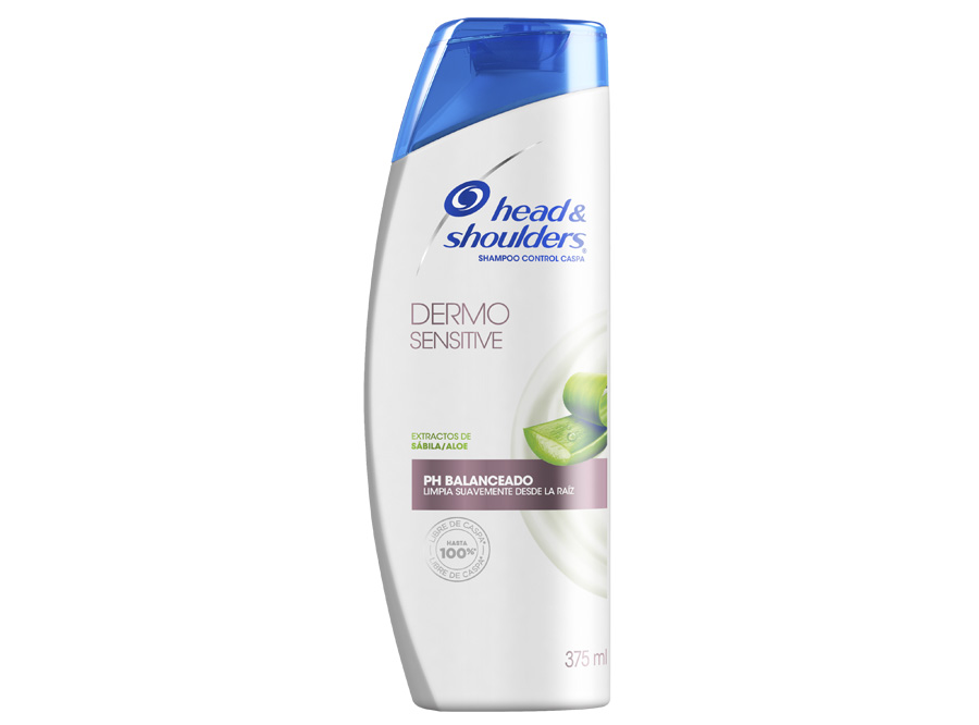  SHAMPOO  375 ML H&S EXTRACTO SABILA DERMO SENSITIV 