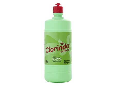  CLORO  500 ML CJ X 28 UN CLORINDA. 