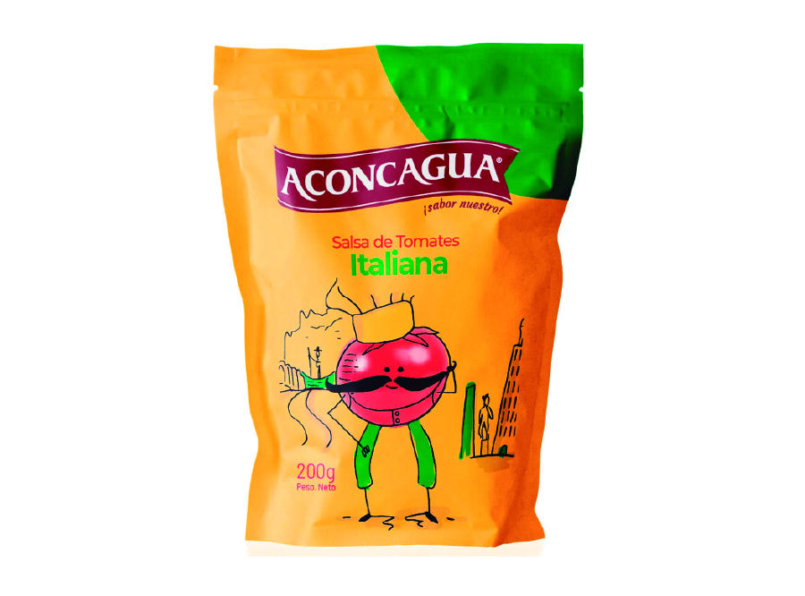  SALSA TOMATE 200 GR ACONCAGUA ITAL.SACHET 