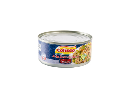  ATUN DESMENUZADO ACEITE 170 GR COLISEO 