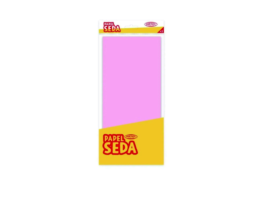  PAPEL VOLANTIN 20 GR PQX10 UN 50X66 ARTEL ROSADO 