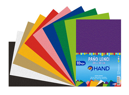  CARPETA ESC. PAO LENCI 10 COL/SURT HAND 