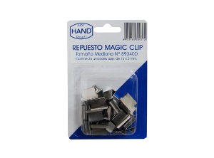  CLIPS MAGICOS METALICOS X 36 UN 5 MM HAND 