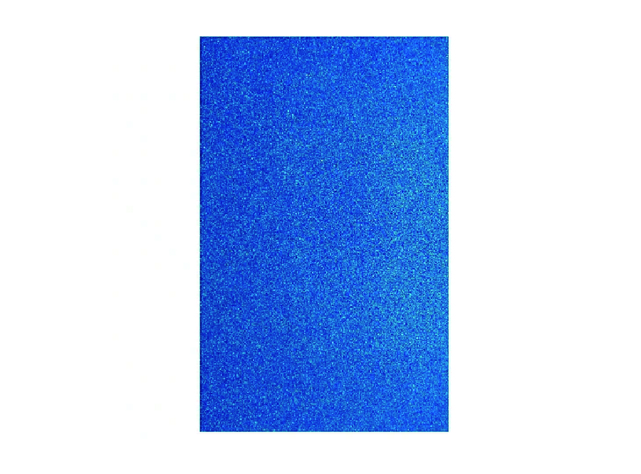  GOMA EVA 40X60 X 10 PLIEGOS GLITTER AZUL LATINA 