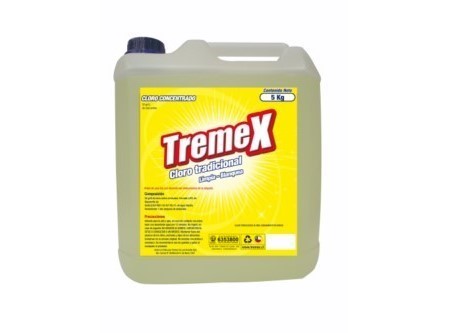  CLORO 5 LT. TREMEX CONCENTRADO 