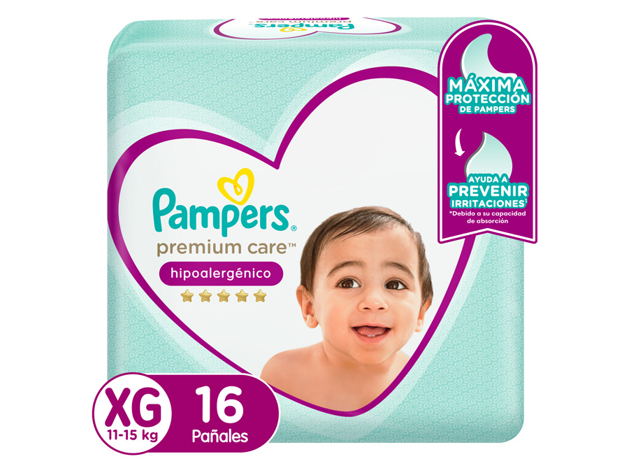  PANAL PAMPERS PREMIUM CARE X 16 UN XG 