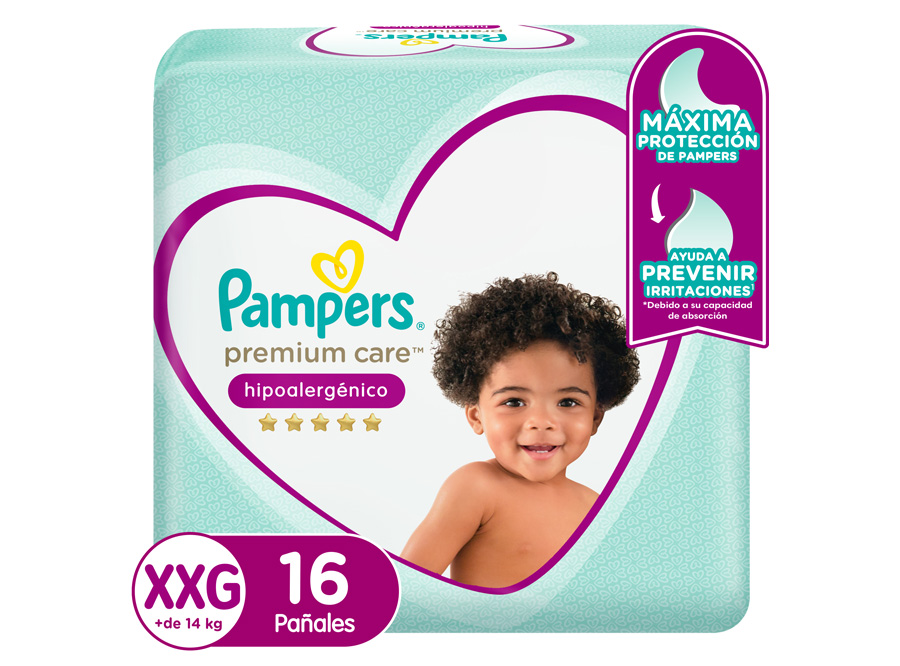  PANAL PAMPERS PREMIUM CARE X 16 UN XXG 