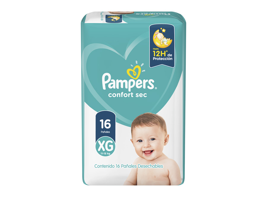  PANAL PAMPERS CONFORT SEC PQ X 16 UN XG 