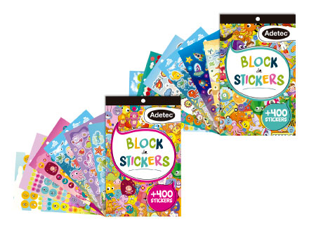  BLOCK DE STICKERS NIO/NIA ADETEC 