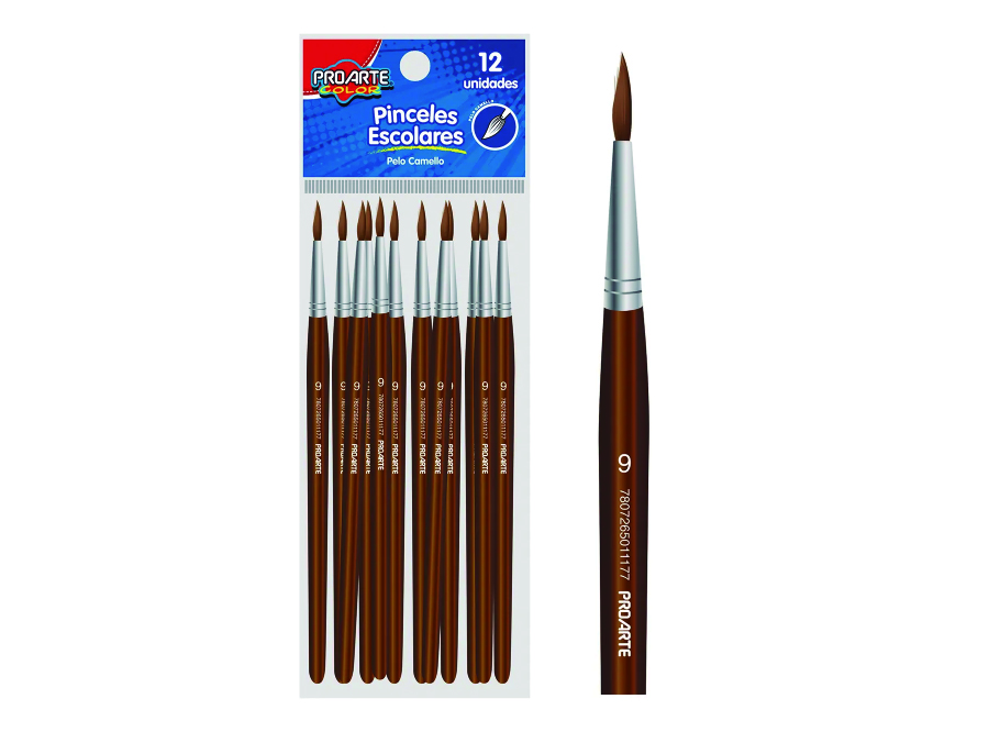  PINCEL # 9 P.CAMELLO DP X 12 UN PROARTE 