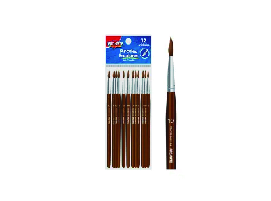  PINCEL #10 P.CAMELLO DP X 12 UN PROARTE 