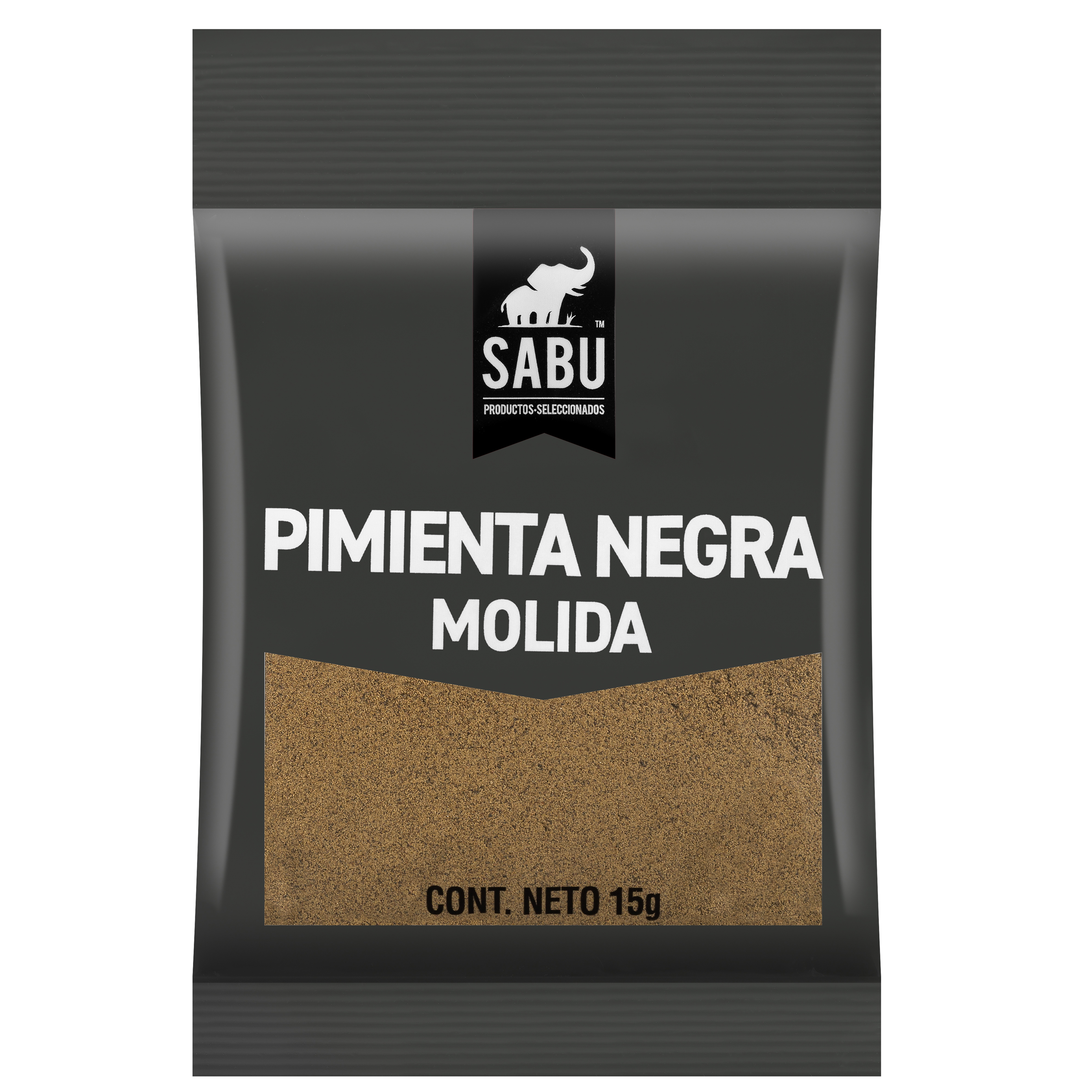  PIMIENTA NEGRA MOLIDA DP X 10 UN X 15 GR SABU 