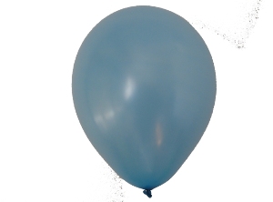  GLOBOS N.  9 LISO X 50 UN CELESTE BALLOONS 