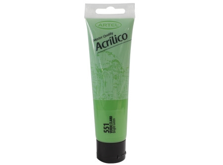  PINTURA ACRILICA 100 CC VERDE CLARO ARTEL 