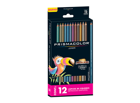  LAPIZ COLOR 12UN. LARGO METALICO PRISMACOLOR 