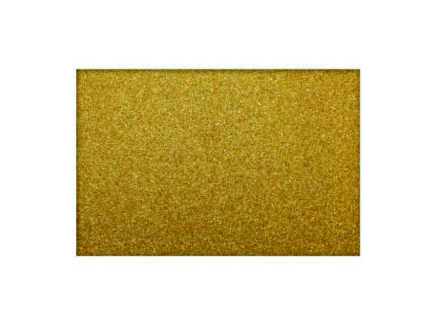  GOMA EVA 40X60 X 10 PLIEGOS GLITTER DORADO HAND 
