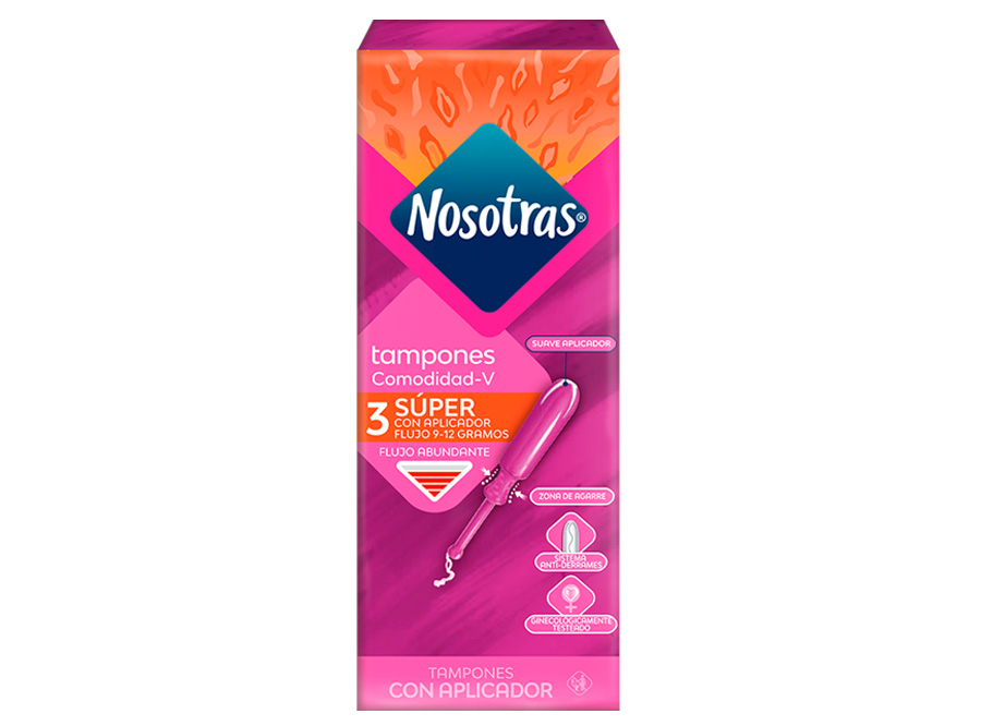  TAMPON HIG. NOSOTRAS BLISTER X 3 UN. 