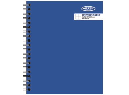  CUADERNO UNIV. E/D 100 HJ M7 LISO T/D ARTEL 