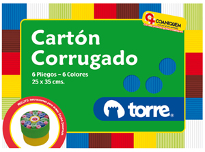  CARPETA ESC. CARTON CORRUGADA 6 HJ TORRE 