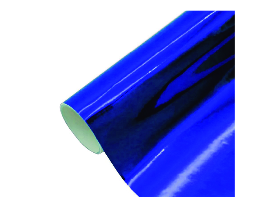  PAPEL METALICO 50 X 64 CM.X 25PLI AZUL VINILICO 