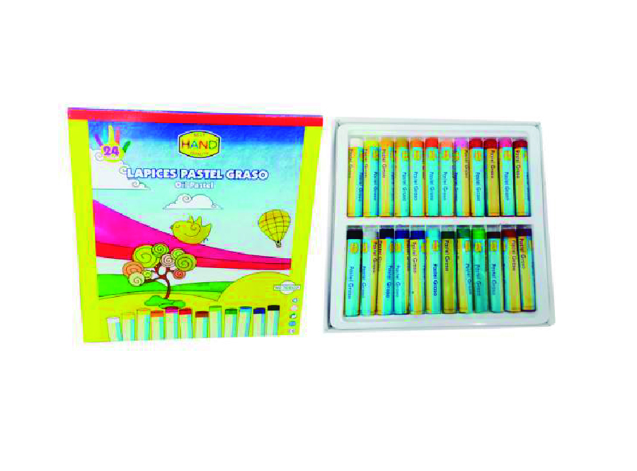  LAPIZ PASTEL 24 COL. HAND 