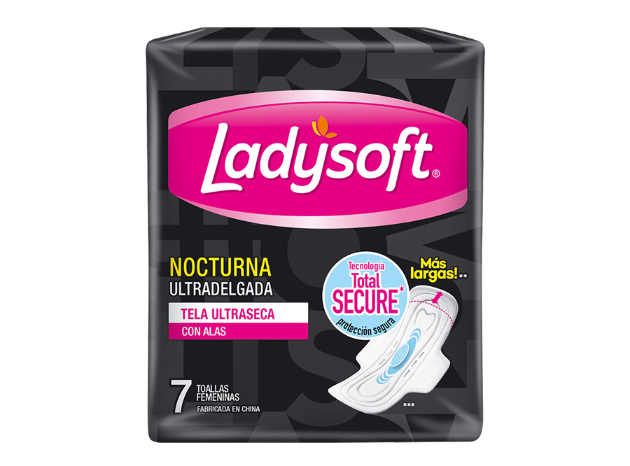  TOALLA HIG. LADYSOFT U/DELGADA X 7 UN NOCT U.SECA 