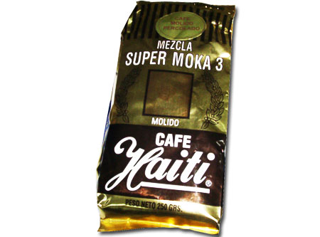  CAFE 250 GR HAITI MOLIDO SUPER MOKA 3 PULV. 